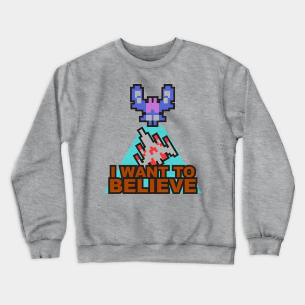 I want to believe Crewneck Sweatshirt by vhzc